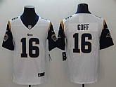Nike Rams 16 Jared Goff White Vapor Untouchable Limited Jersey,baseball caps,new era cap wholesale,wholesale hats